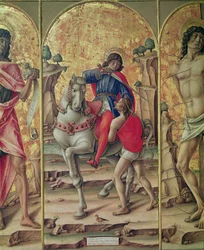 The Charity of St. Martin, Central Panel from the Triptych of St. Martin